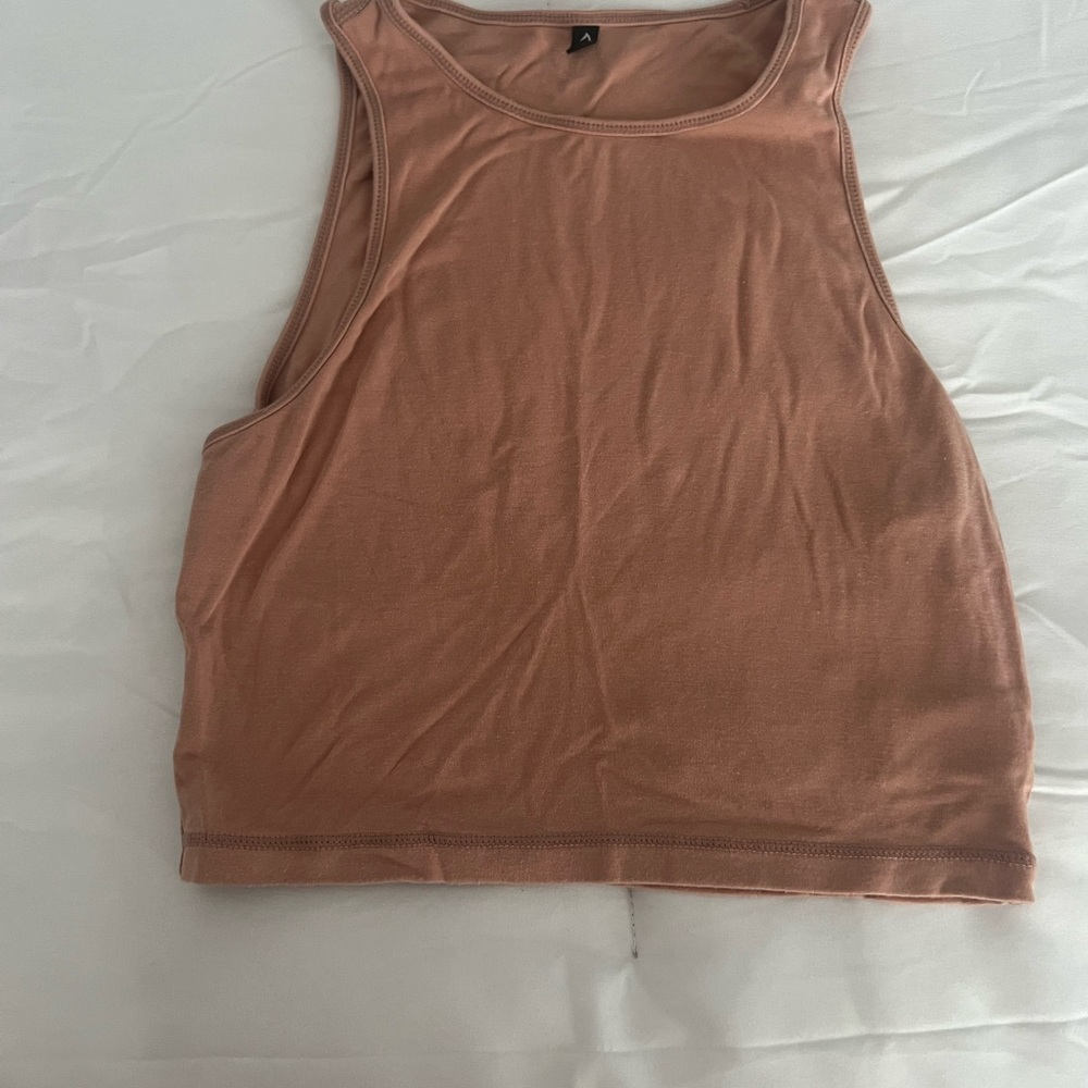 P'tula Women's Sleeveless taupe Tank Top